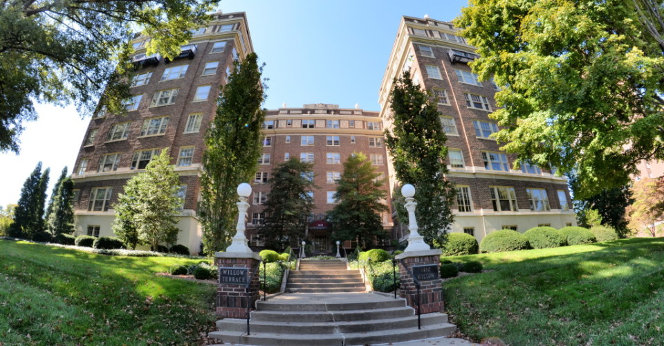 The Dartmouth's steps leading to Condo Entrance
